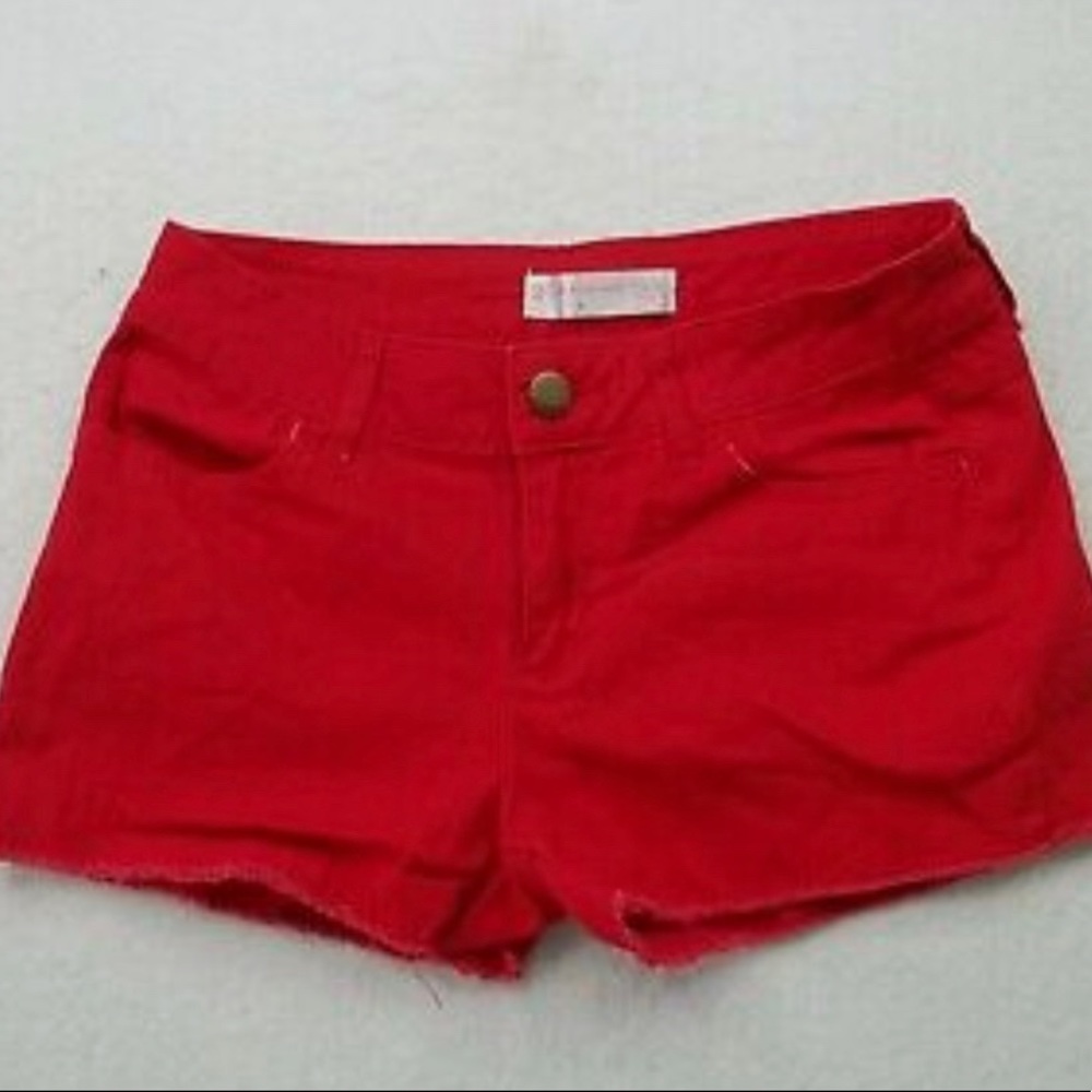 Red shorts